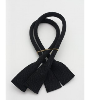 Çanta Aksesuar Pamuklu Kolon Pelikan Model Siyah Renk Çanta Sapı