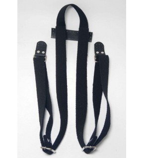 Çanta Aksesuar Pamuklu Kolon, Siyah Renk Sırt Çantası Sapı.