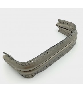 Çanta Aksesuar Parlak Gri Derili 20 Cm Gizli Çanta Bursu