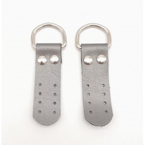 Çanta Aksesuar Parlak Gri Tek Kat Suni Deri Sapucu Böce Gümüş Metalli