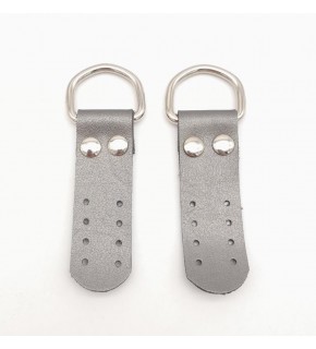 Çanta Aksesuar Parlak Gri Tek Kat Suni Deri Sapucu Böce Gümüş Metalli