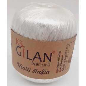 Çanta Aksesuar Parlak Rafya Beyaz Renk No:5