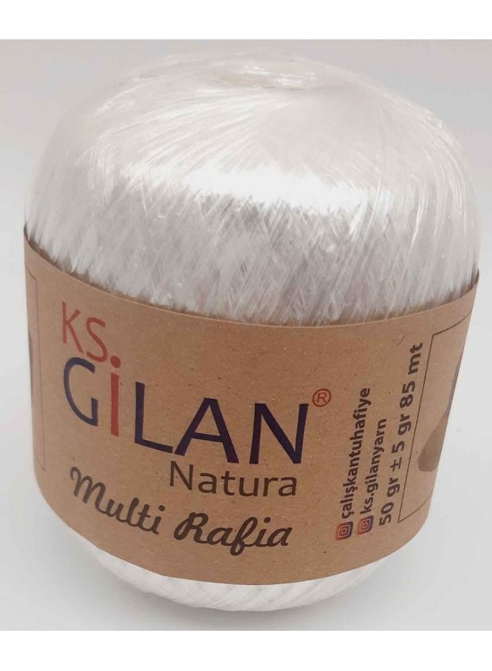 Çanta Aksesuar Parlak Rafya Beyaz Renk No:5