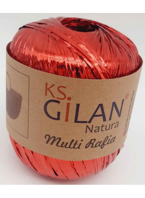 Çanta Aksesuar Parlak Rafya Kırmızı Renk No:2