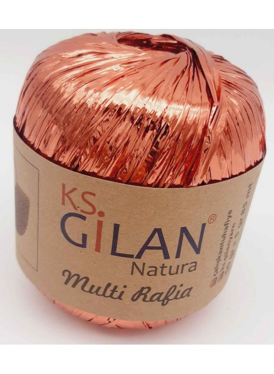 Çanta Aksesuar Parlak Rafya Taba Renk No:10