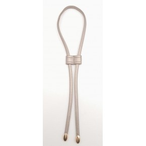 Çanta Aksesuar Parlak Vizon İhraç Fazlası Suni Deri Dikişli Büzgü Light Gold Metalli