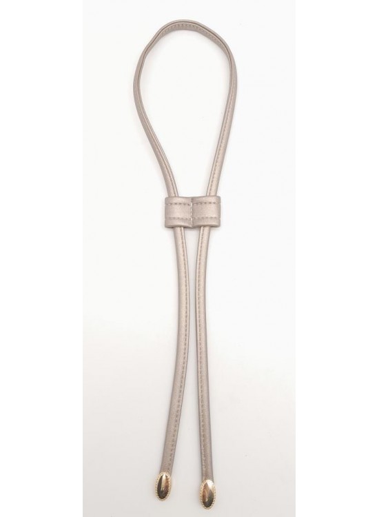 Çanta Aksesuar Parlak Vizon İhraç Fazlası Suni Deri Dikişli Büzgü Light Gold Metalli