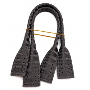 Çanta Aksesuar Pelikan Model Kısa Çanta Sapı Desenli Koyu Gri Renk