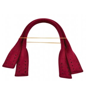 Çanta Aksesuar Pelikan Model Kısa Çanta Sapı Nubuk Bordo Renk