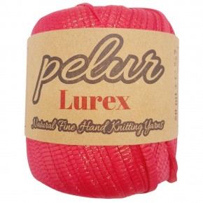Çanta Aksesuar Pelur Lurex Simli Ribbon İp Fuşya Renk