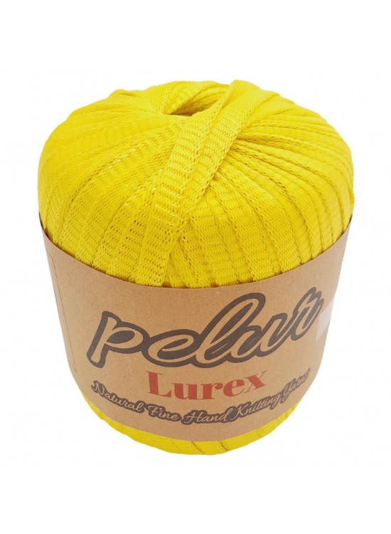 Çanta Aksesuar Pelur Lurex Simli Ribbon İp Sarı Renk Çanta Aksesuar Pelur Lurex Simli Ribbon İp Sarı Renk