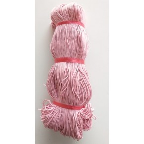 Çanta Aksesuar Pembe Renk Mumlu Koton İp