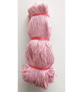 Çanta Aksesuar Pembe Renk Mumlu Koton İp