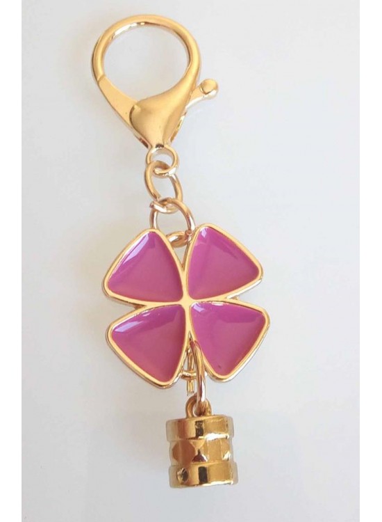 Çanta Aksesuar Pembe Yonca Süs