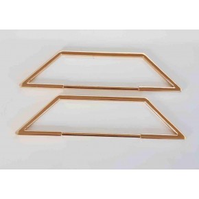 Çanta Aksesuar Piramit Taban Model Light Gold Metal Çanta Sapı