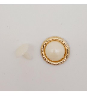 Çanta Aksesuar Plastik İnci Model Süs Light Gold Renk