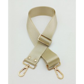 Çanta Aksesuar Polyester Kolon 120X4 Cm Bej Light Gold Metalli