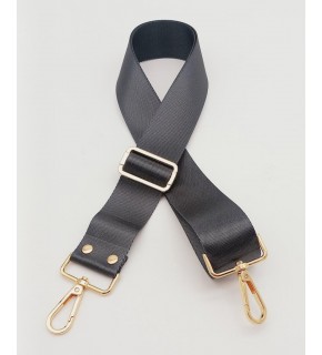 Çanta Aksesuar Polyester Kolon 120X4 Cm Gri Light Gold Metalli