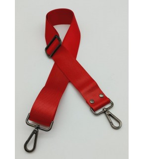 Çanta Aksesuar Polyester Kolon 120X4 Cm Kırmızı Füme Metalli