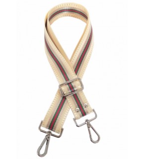 Çanta Aksesuar Polyester Kolon 120X4 Cm No:14 Gümüş Metalli