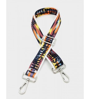 Çanta Aksesuar Polyester Kolon 120X4 Cm No:2 Gümüş Metalli