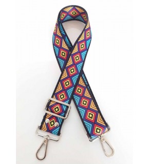 Çanta Aksesuar Polyester Kolon 120X4 Cm No:8 Gümüş Metalli