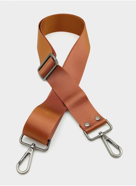 Çanta Aksesuar Polyester Kolon 120X4 Cm Taba Füme Metalli