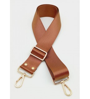 Çanta Aksesuar Polyester Kolon 120X4 Cm Taba Light Gold Metalli