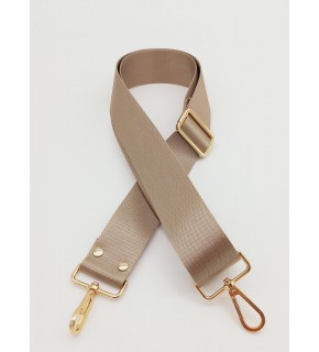 Çanta Aksesuar Polyester Kolon 120X4 Cm Vizon Light Gold Metalli