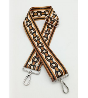 Çanta Aksesuar Polyester Kolon 120X5 Cm No:13 Gümüş Metalli