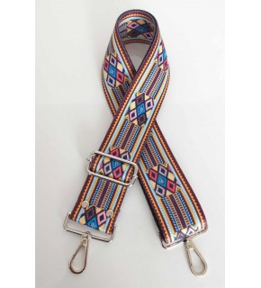 Çanta Aksesuar Polyester Kolon 120X5 Cm No:21 Gümüş Metalli