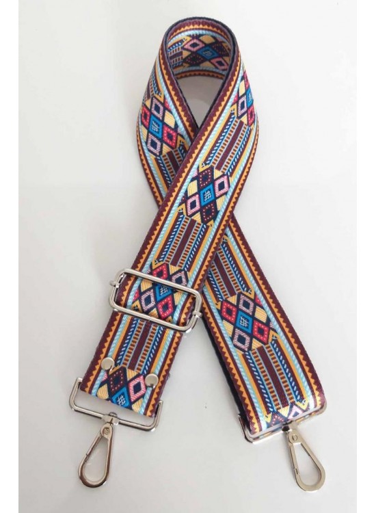 Çanta Aksesuar Polyester Kolon 120X5 Cm No:21 Gümüş Metalli