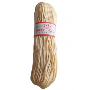 Çanta Aksesuar Polyester Rulo Makrome Krem Renk 5Mm