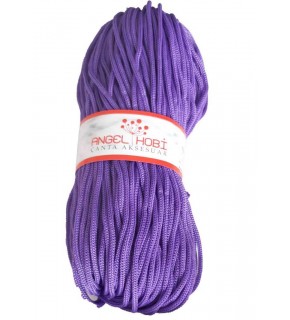 Çanta Aksesuar Polyester Rulo Makrome Lila 5Mm