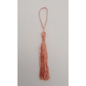 Çanta Aksesuar Pudra Renk Floş Püskül 1 Adet