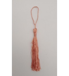 Çanta Aksesuar Pudra Renk Floş Püskül 1 Adet