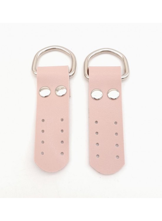 Çanta Aksesuar Pudra Tek Kat Suni Deri Sapucu Böce Gümüş Metalli