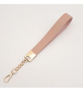 Çanta Aksesuar Pudra Tek Kat Suni Deri Zincirli Elcik Light Gold Metal