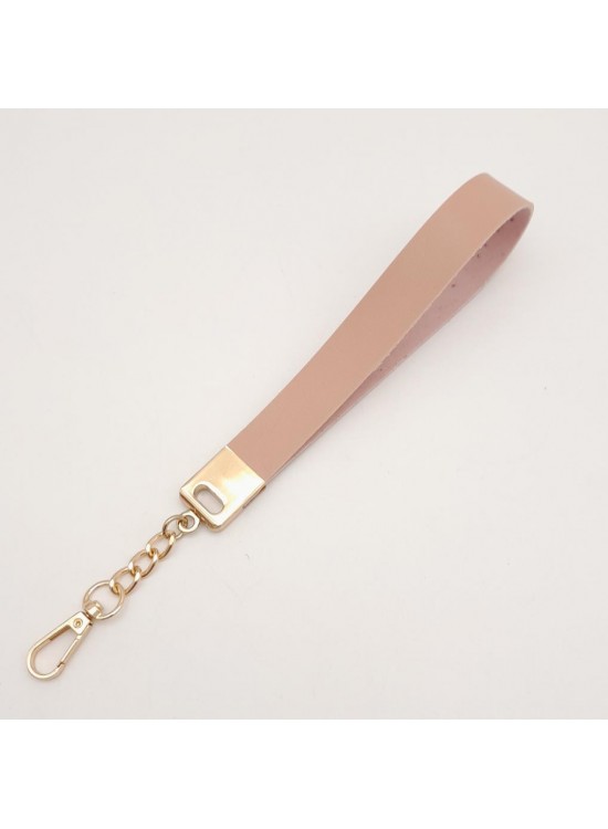 Çanta Aksesuar Pudra Tek Kat Suni Deri Zincirli Elcik Light Gold Metal