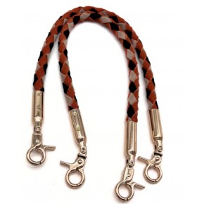 Çanta Aksesuar Renkli  43 cm  Örme Çanta Sapı Light Gold  Metal