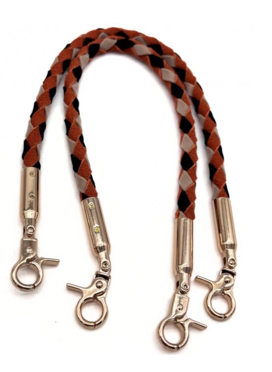 Çanta Aksesuar Renkli 43 cm Örme Çanta Sapı Light Gold Metal Çanta Aksesuar Renkli 43 cm Örme Çanta Sapı Light Gold Metal