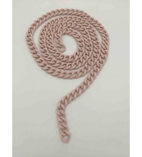 Çanta Aksesuar Renkli Metal Zincir Pudra 120 Cm