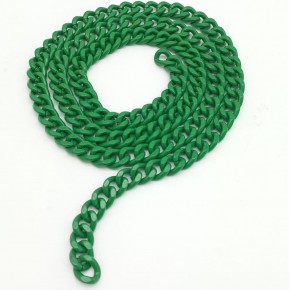 Çanta Aksesuar Renkli Metal Zincir Yeşil 120 Cm