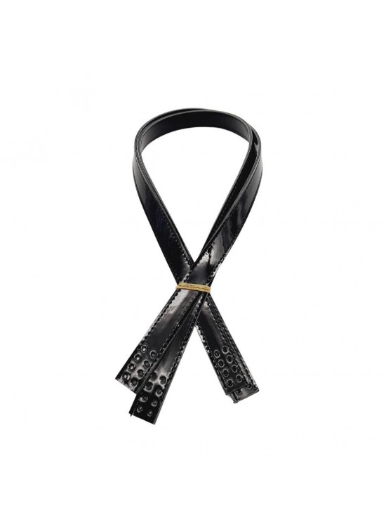 Çanta Aksesuar Rugan Deri 80x2 cm Dikişli Çift Çanta Sapı Siyah Renk Çanta Aksesuar Rugan Deri 80x2 cm Dikişli Çift Çanta Sapı Siyah Renk