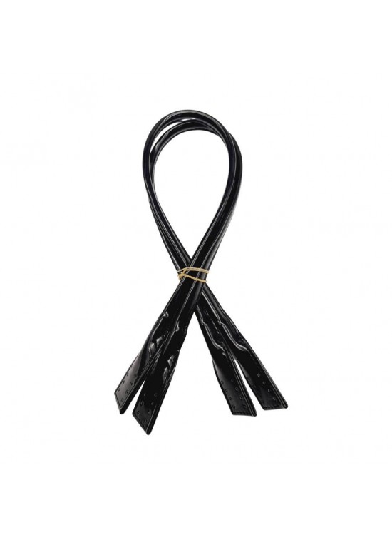 Çanta Aksesuar Rugan Deri Pelikan Model Çanta Sapı Siyah Renk