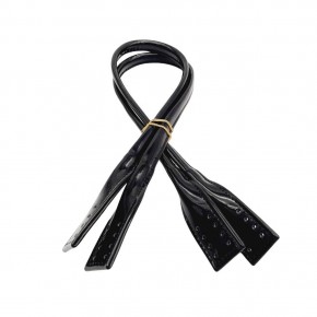 Çanta Aksesuar Rugan Deri Pelikan Model Çanta Sapı Siyah Renk