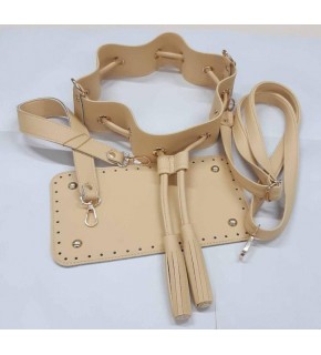 Çanta Aksesuar Sarı Renk Torba Çanta Seti