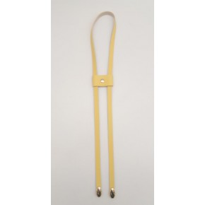 Çanta Aksesuar Sarı Tek Kat Suni Deri Büzgü Light Gold Metalli