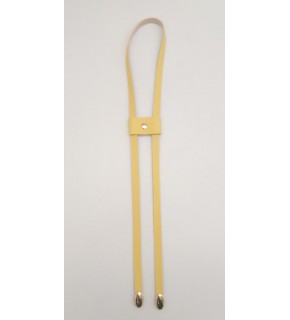 Çanta Aksesuar Sarı Tek Kat Suni Deri Büzgü Light Gold Metalli