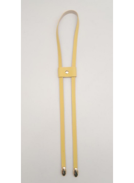 Çanta Aksesuar Sarı Tek Kat Suni Deri Büzgü Light Gold Metalli